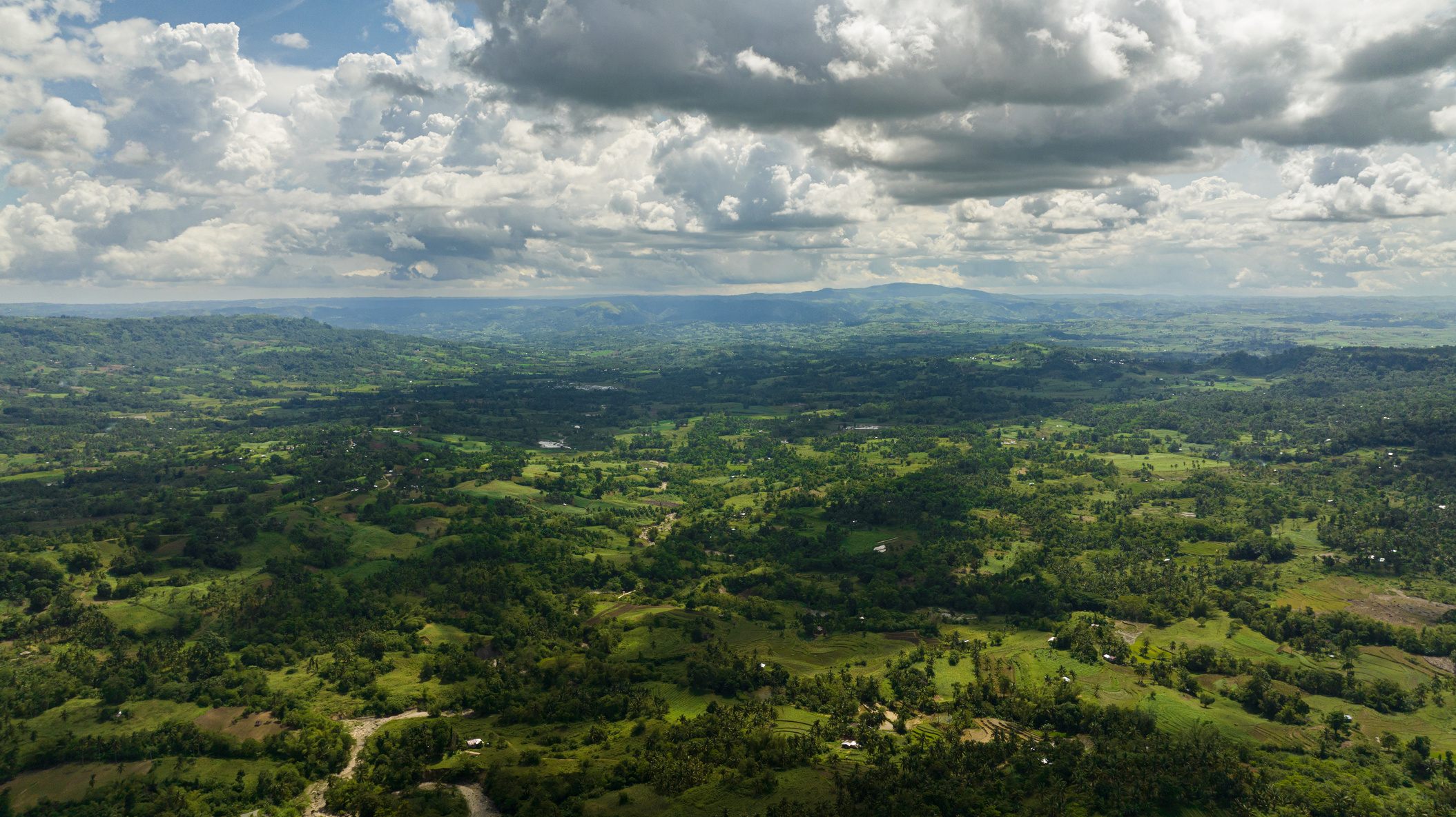 Agricultural land in the countryside.